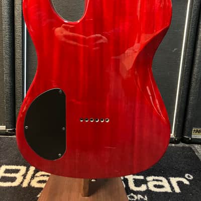 Fender Special Edition Set-Neck Custom Telecaster HH FMT 2003 - Crimson Transparent image 8