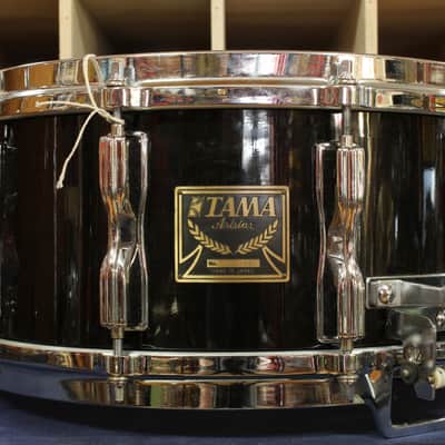 1980s Tama 6.5x14 Artstar Snare Drum in Metallic Black image 1