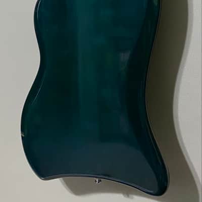 RARE MIK Guild DeArmond Sevenstar Seven-String Electric Guitar 2000-2001 Emerald Green Transparent vintage t-bird de armond korea image 2