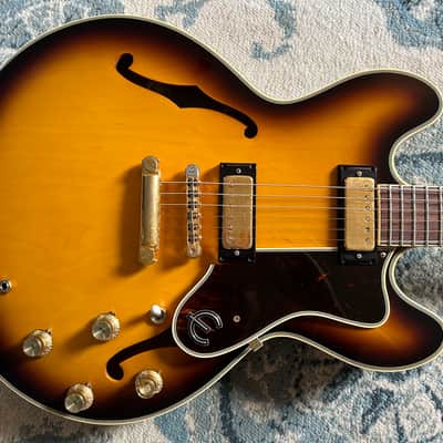 Epiphone Elitist Sheraton VS 2005 - Brown Burst image 1
