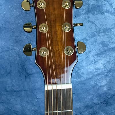 Freshman FALTDKOAOC 20th Anniversary OM Electro-Acoustic Guitar Koa Sunburst image 5