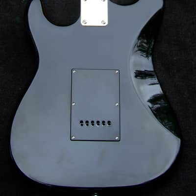 GILMOUR STYLE Mahogany Black S Style +7 Sound Switch+ Maple Neck w/Dual Action Truss Rod +Bridge Tone Control+TrebleBleed+Matched Custom Pickups+Leveled and Crowned Frets with Seymour Duncan SL59-1 Little 59 Humbucker Bridge Pickup+ Low Action Setup! image 7