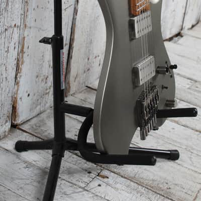 Ibanez QX52 Headless Solid Body Electric Guitar Metallic Gray Matte with Gig Bag image 9