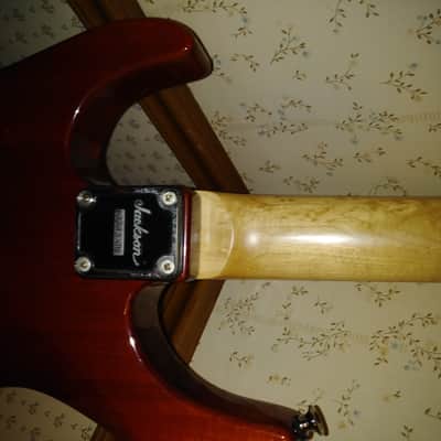 Jackson Dinkyish ? trans orange over flamed maple image 3