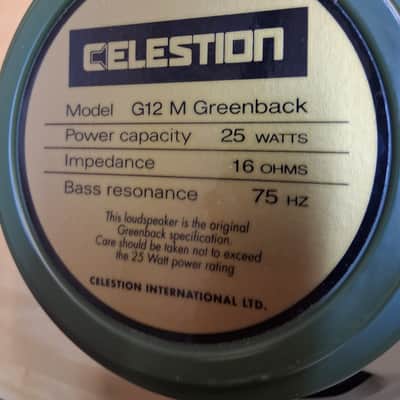 Celestion G12M 1990s - Green image 3