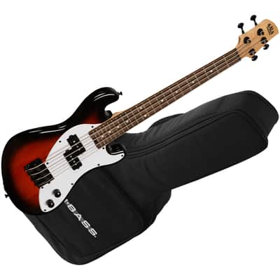 Solid Body U-Bass 4 cordes Tobacco Burst + housse Kala image 1