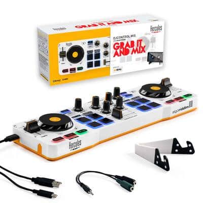 Hercules DJControl Mix 2-Channel Bluetooth DJ Controller image 1