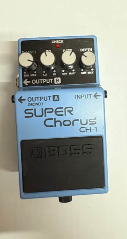 Boss CH-1 Super Chorus (Dark Gray Label) 2001 - Present - Blue image 1