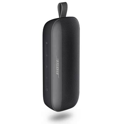 Bose SoundLink Flex Bluetooth Speaker, Portable Speaker with Microphone, Wireless Waterproof Speaker for Travel, Outdoor and Pool Use with Slinger Hard Travel Case & USB Plug image 4