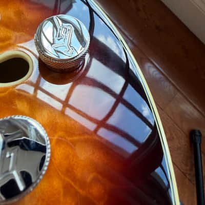 2024 Gretsch G5655T-QM Electromatic Center Block Jr. Hard Shell Case - Sweet Tea image 16