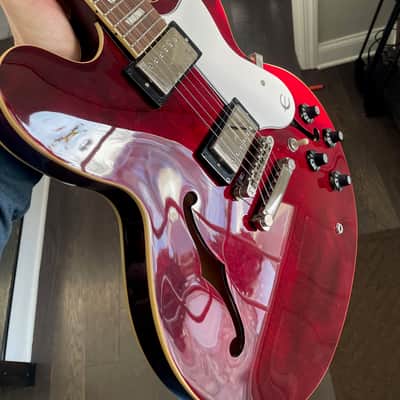 Epiphone Noel Gallagher Signature Riviera 2022 - Present - Dark Wine Red image 1