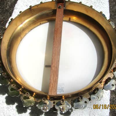 Ludwig Ambassador Plectrum Banjo, Late 1920's, M.C. Burley Neck, Case image 13