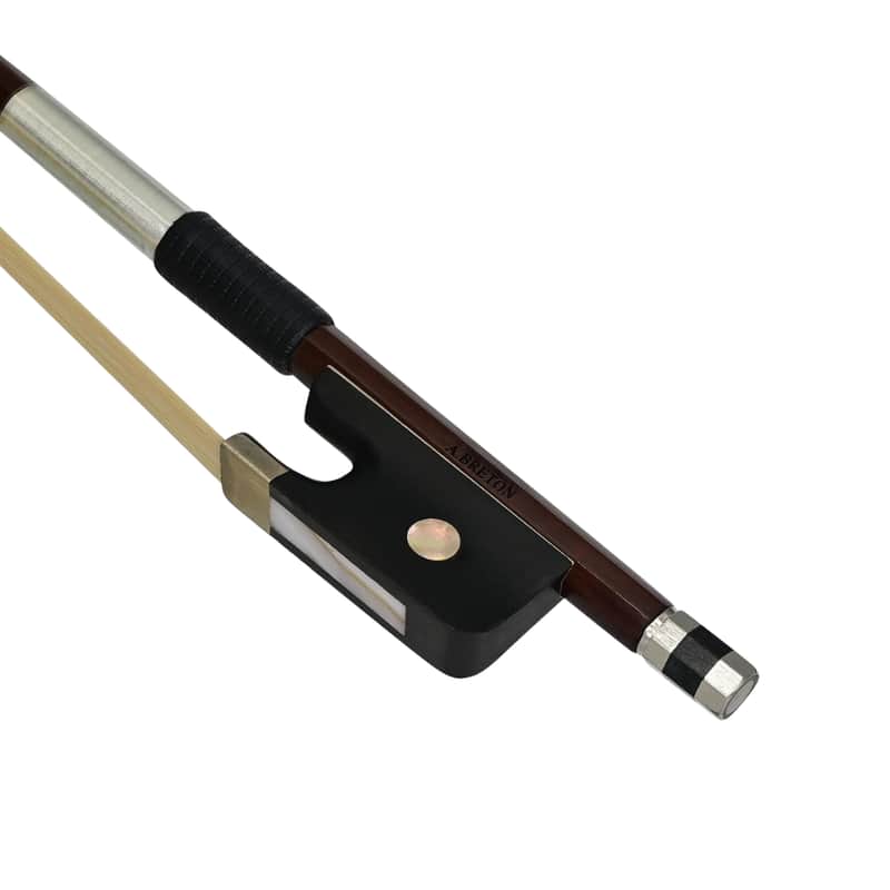 Anton Breton Student Cello Bow (Round) | 4/4 Full Size | Brazilwood w/Horsehair, Ebony Frog image 1