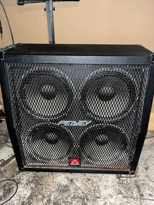 Peavey 412MS 4x12" Slant Guitar Speaker Cabinet 2000s - Black image 1