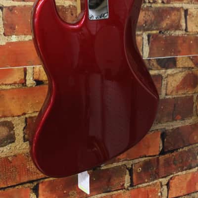 2015 Fender MIM Jazz Bass Standard - Candy Apple Red image 5