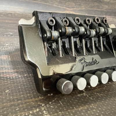 80s Fender BLADE SHOOTER VIBRATO Bridge Black Made in Japan RARE image 5