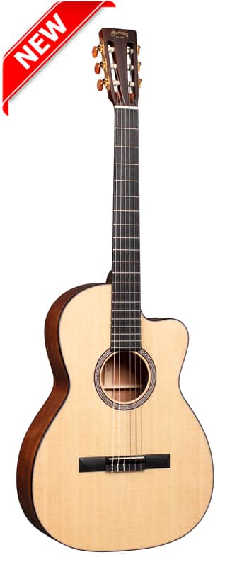 Martin 000C12-16E NYLON Guitar Gloss Top, Sitka Spruce Top, Mahogany Back and Sides,  w/ Gigbag image 1