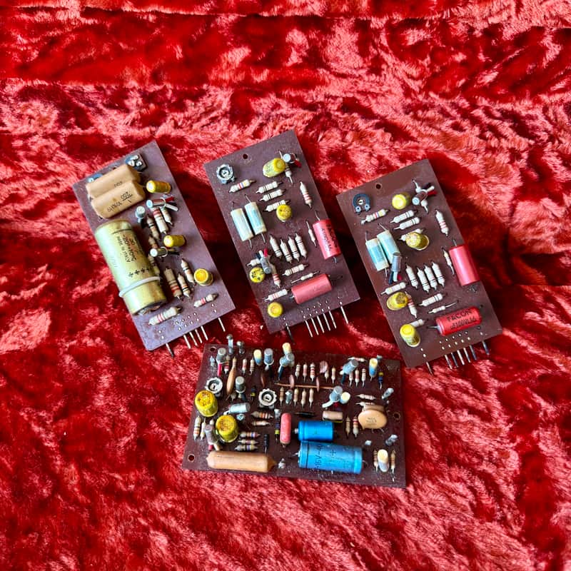 Vox Continental bass voice control cards 1967 original vintage tone board octave divider image 1