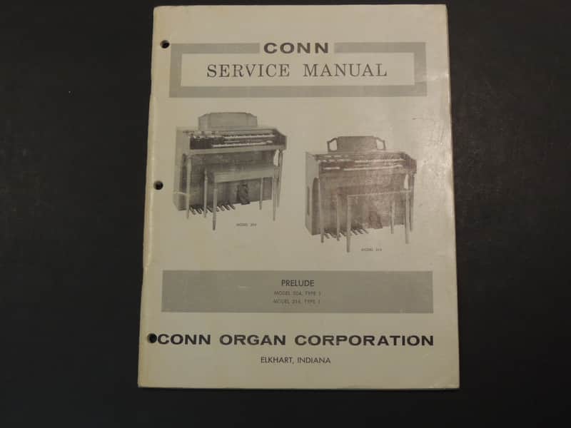 Conn Prelude Model 304 Type 1 & Model 314 Type 1 Service manual