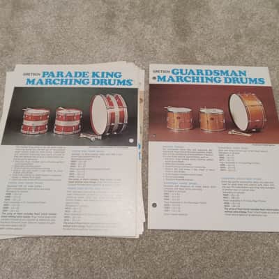 Vintage 1971 Gretsch Full-Line Drum Catalog! Rare, Original Case Candy, Paperwork! image 7