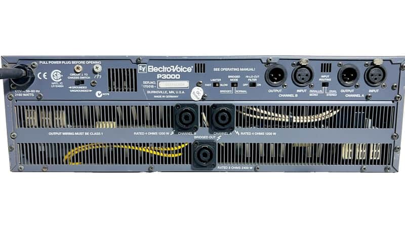 EV/Electro-Voice P3000 Power Amp Precision Series #17460 (One)THS