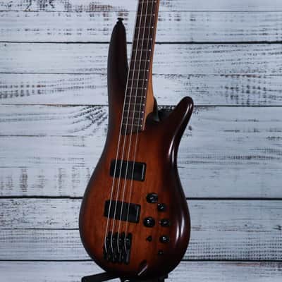 *DEMO* Ibanez SR500A SR Standard 4str Electric Bass | Mahogany Brown Burst Low Gloss image 5