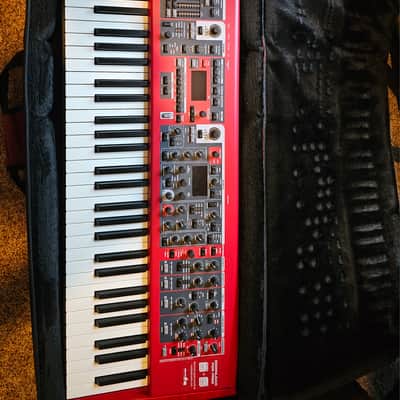 Nord Stage 3 HP76 Hammer Action 76-Key Digital Piano w/ Nord Rolling Case and Gator Frameworks Dual Level Stand