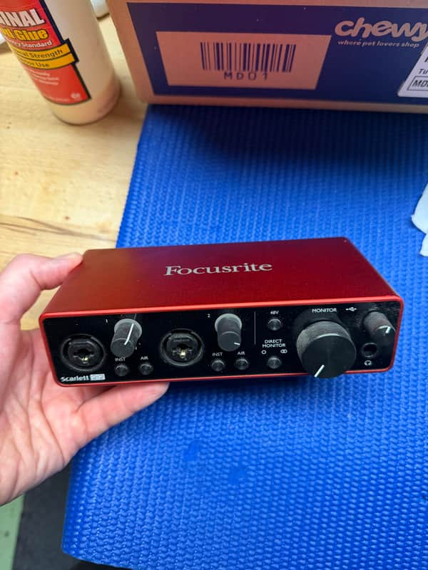 Focusrite Scarlett 2i2 3rd Gen USB Audio Interface 2019 - Present - Red / Black image 1