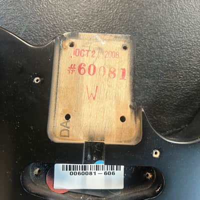 Fender Highway One Telecaster Body 2008 - Black image 2