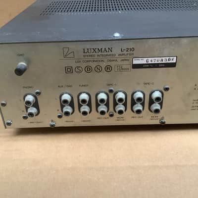 Luxman L - 210 / L210 / stereo integrated Amplifier amp / Vintage made in Japan Bild 6