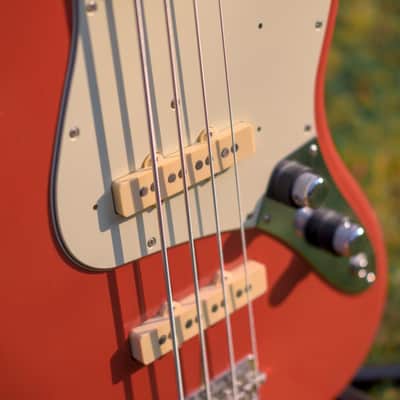 Fender Jazz Bass Tomomi MIJ 2022 - Clear Fiesta Red image 10