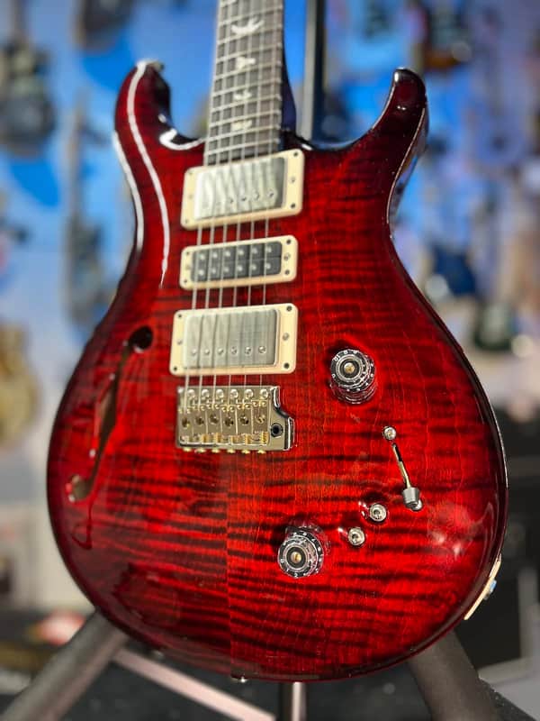 PRS Special Semi-Hollow Electric Guitar, Custom Color - Fire Red Wrap Burst w/ Case, Signature Dlr, FREE PLEK 297 image 1