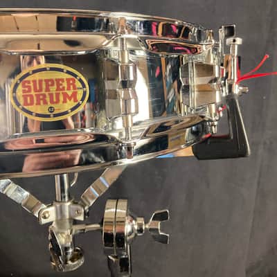 Superdrum 12 - 3.5x14" "Super Drum" Piccolo 12-Lug Snare Drum 2010's - Chrome image 6