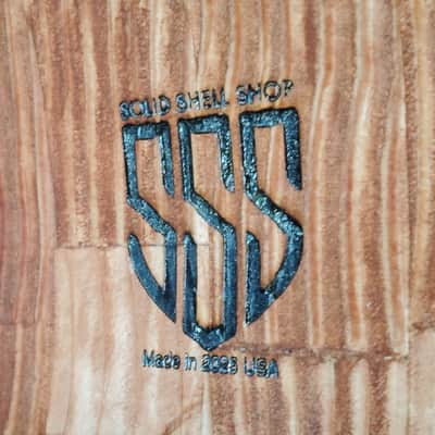 SSS Solid Shell Shop Custom Snare Drum Unikat 2025 - Brown image 23