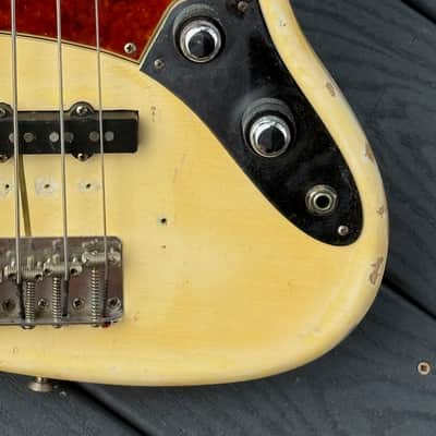 Fender Jazz Bass  1960 - ultra rare & original Stack Knob in an Olympic White Custom Color ! image 18