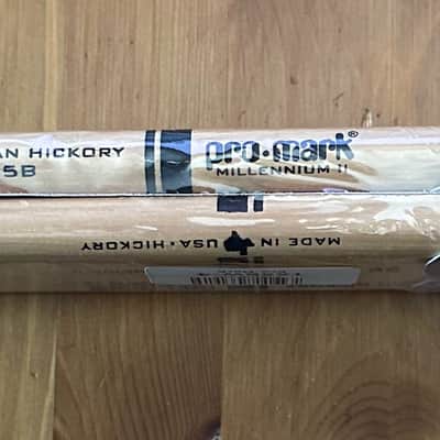 Pro-Mark TX5BW-4, 4Pack 5B Wood Tip American Hickory 2010's - Lacquered image 2