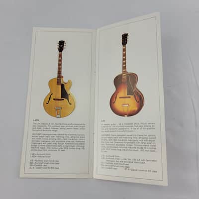 1970 Gibson Carved Top Acoustics Catalog Brochure - Case Candy imagen 4
