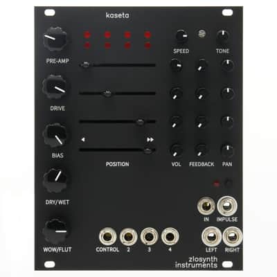 Zlosynth Kaseta Eurorack Delay Module (Black) imagen 1