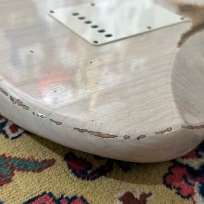 Fender Custom Shop '59 Heavy Relic Stratocaster 2022 Aged White Blonde image 14