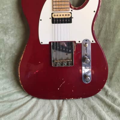GJ2 Hellhound Sugar Pine Heavy Relic 2015 Trans Vintage Red custom shop telecaster image 18