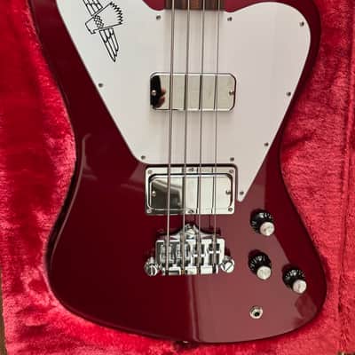 Like NEW 🇺🇸USA Gibson Thunderbird NR  bass guitar - super butter action - Sparkling Burgundy image 1