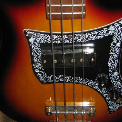 Schafer/TeiscoSchafer/Teisco Vintage Starburst Bass RARE Vintage Starburst Bass RARE image 1