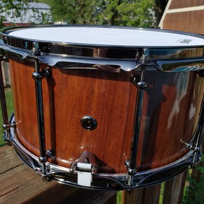 Snarebear Grizzly River Snare Drum (14x7 Epoxy Resin River) image 5