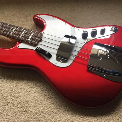 Fender 50th Anniversary Jazz Bass 2010 Candy Apple Red image 2