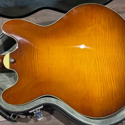Eastman T486B Thinline Archtop with Bigsby - Goldburst image 4