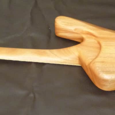 handmade mahogany slab "Firebird R" fat style guitar,oil finish,ships fast image 14