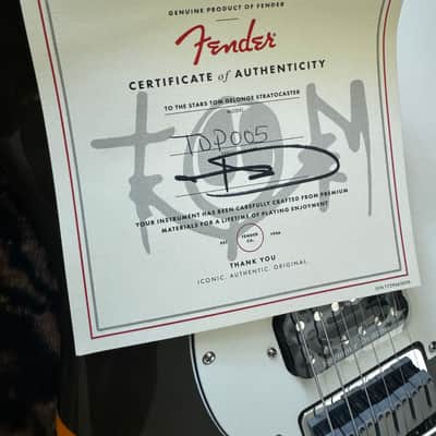 *LOW SERIAL NUMBER* - Fender To The Stars Limited Edition Tom Delonge "Padre" Stratocaster 2025 image 8