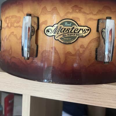 Pearl Masters MCX 2013 - No. 805 Mocha Tamo golden yellow amber with darker brown wavy grain image 4