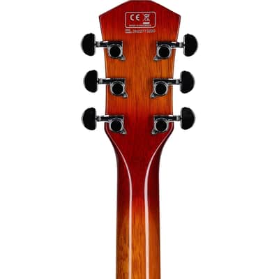 Sire Larry Carlton H7 Semi-hollowbody Electric Guitar, Cherry Sunburst image 8