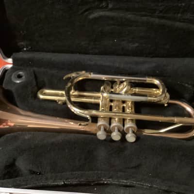 Yamaha 332 Cornet Rose Bell - Brass image 1